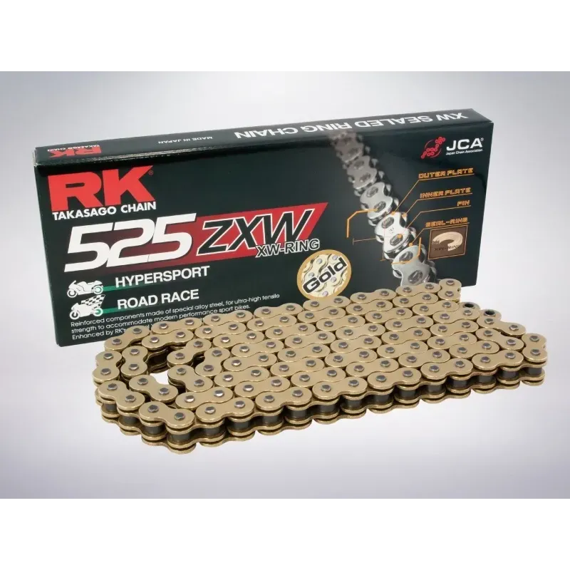 Remache cadenas RK 525 ZXW-RING SBK color oro - GB525ZXWOUT