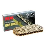 Cadena para moto RK 530 XS0Z1 X-RING ORO 114 pasos GB530XSO114