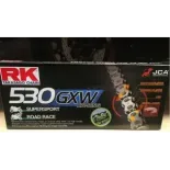 Cadena para moto RK 530 GXW XW-RING verde 120 pasos MM530ZXW120
