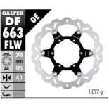 Disco freno moto Galfer Wave flotante 298x4mm DF66