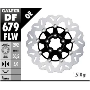 Disco freno moto Galfer Wave flotante 292x5mm DF67