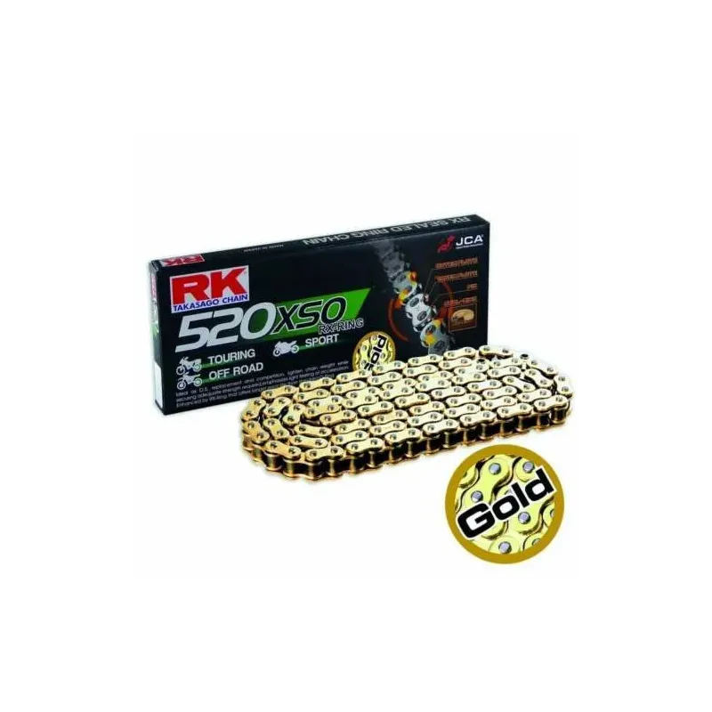 Remache cadena RK 520 X-RING estándar ORO - GB520XSOOUT
