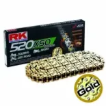 Remache cadena RK 520 X-RING estándar ORO - GB520XSOOUT