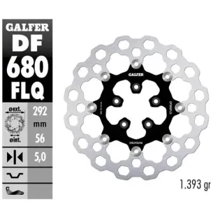 Disco freno moto flotante Galfer Qubic 292x5mm DF6