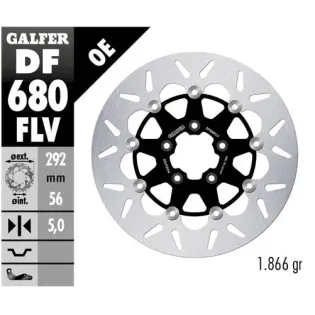 Disco freno moto flotante Galfer 292x5mm DF680FLV