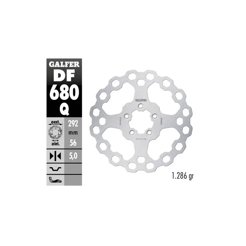 Disco freno moto moto fijo Galfer Qubic 292x5mm DF