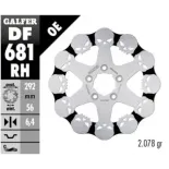 Disco freno moto Galfer Skull Design fijo DF681RH