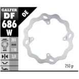 Disco freno moto Galfer Wave fijo 201x3mm DF686W
