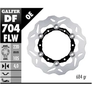 Disco freno moto Galfer Wave flotante 220x4mm DF70