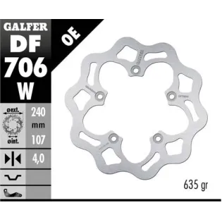 Disco freno moto Galfer Wave fijo 240x4mm DF706W