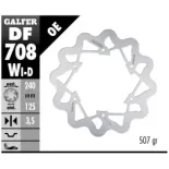 Disco freno moto Galfer Wave fijo derecho DF708WD