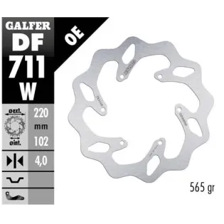 Disco freno moto Galfer Wave fijo 220x4mm DF711W