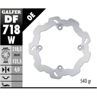 Disco freno moto Galfer Wave fijo 218.5x4mm DF718W
