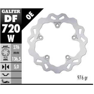 Disco freno moto Galfer Wave fijo 276x5mm DF720W