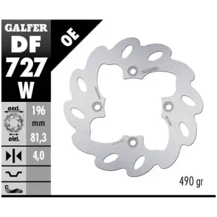 Disco freno moto Galfer Wave fijo 196x4mm DF727W