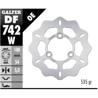 Disco freno moto Galfer Wave fijo 180x5mm DF742W
