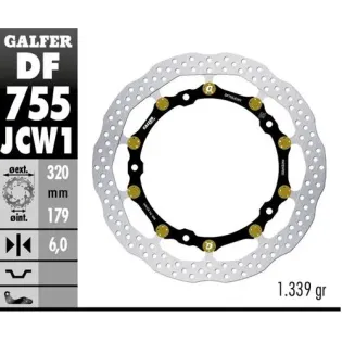 Disco freno moto Galfer Wave flotante delantero DF