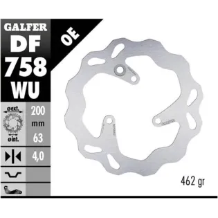 Disco freno moto Galfer Wave fijo 200x4mm DF758WU