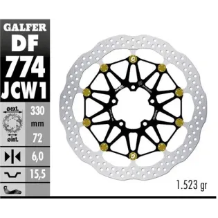 Disco freno moto Galfer Wave flotante DF774JCW1G03