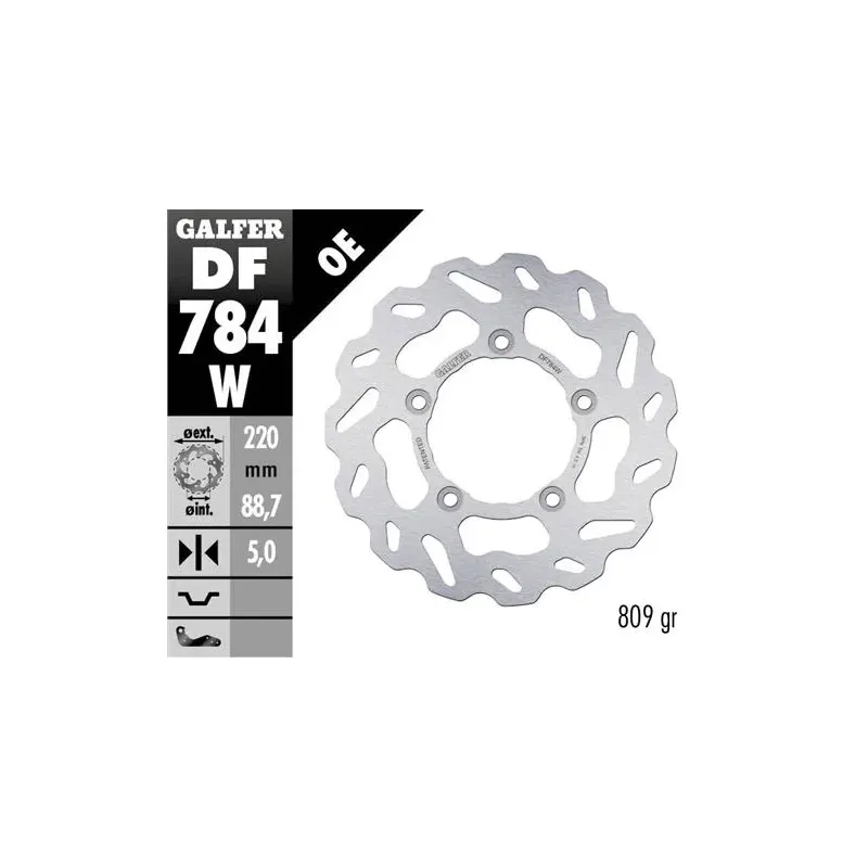 Disco freno moto Galfer Wave fijo 220x5mm DF784W