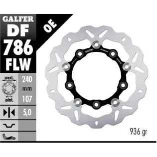 Disco freno moto Galfer Wave flotante 240x5mm DF78