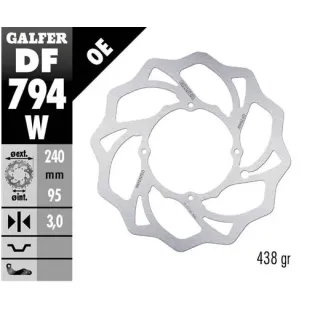 Disco freno moto Galfer Wave fijo 240x3mm DF794W