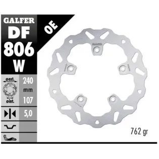 Disco freno moto Galfer Wave fijo 240x5mm DF806W