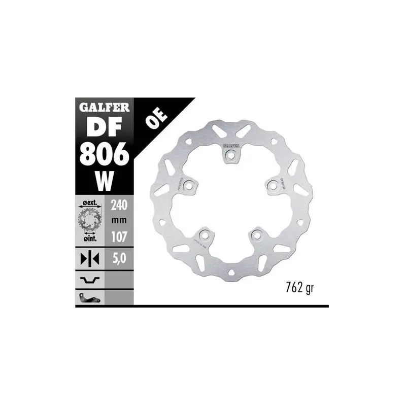 Disco freno moto Galfer Wave fijo 240x5mm DF806W