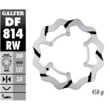 Disco freno moto Galder Wave fijo 260X3mm DF814RW