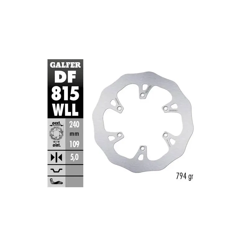 Disco freno moto Galder Wave fijo sólido DF815WLL