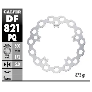 Disco freno moto Galfer Brake Track Cubiq DF821PQ