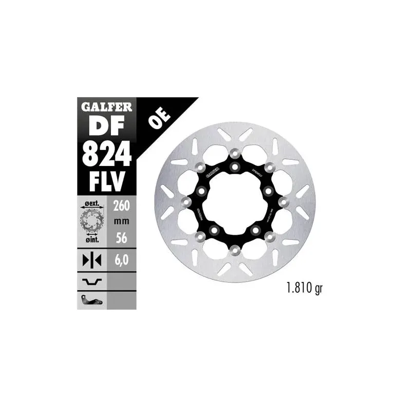 Disco freno moto flotante Galfer 292x5.6mm DF824FL