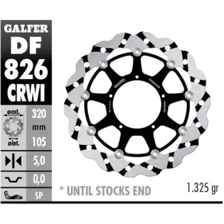 Disco freno moto Galfer Wave flotante 320x5mm DF82