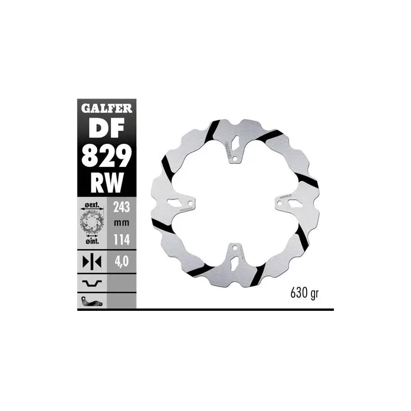 Disco freno moto Galder Wave fijo 243X4mm DF829RW
