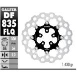 Disco freno moto flotante Galfer Qubic DF835FLQ