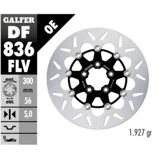 Disco freno moto flotante Galfer 300x5mm DF836FLV