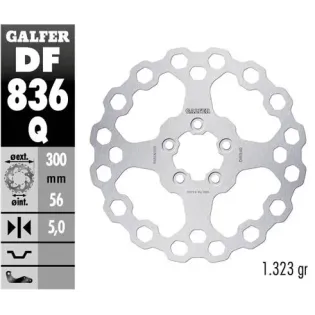 Disco freno moto moto fijo Galfer Qubic 300x5mm DF
