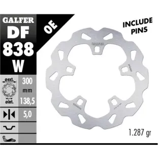 Disco freno moto Galfer Wave fijo 300x5mm DF838W