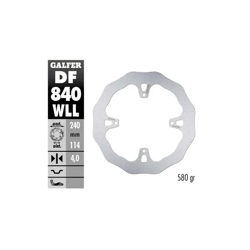 Disco freno moto Galder Wave fijo sólido DF840WLL