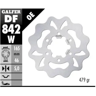 Disco freno moto Galfer Wave fijo 165x5mm DF842W