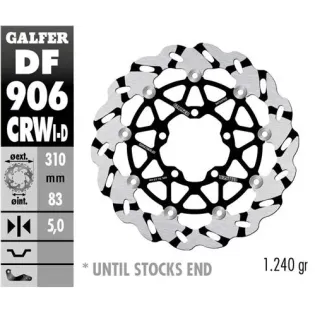 Disco freno moto Galfer Wave flotante dcho. DF906C