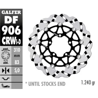 Disco freno moto Galfer Wave flotante izdo. DF906C