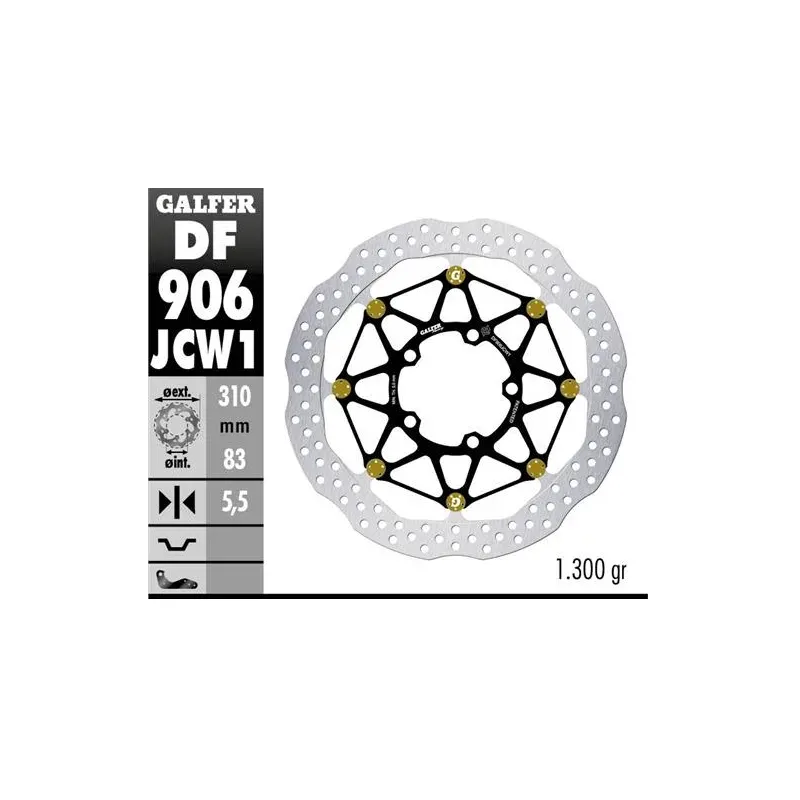 Disco freno moto Galfer Wave flotante  DF906JCW1G0
