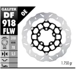 Disco freno moto Galfer Wave flotante 310x5.5mm DF