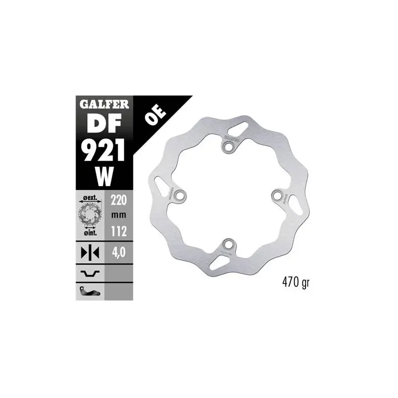Disco freno moto Galfer Wave fijo 220x4mm DF921W