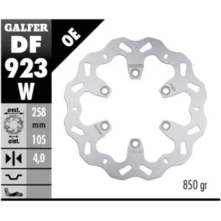Disco freno moto Galfer Wave fijo 258x4mm DF923W