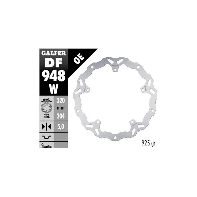 Disco freno moto Galfer Wave fijo 320x5mm DF948W