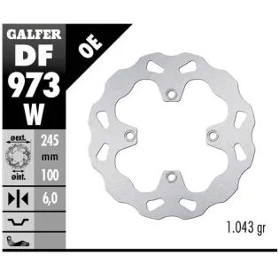 Disco freno moto Galfer Wave fijo 245x6mm DF973W