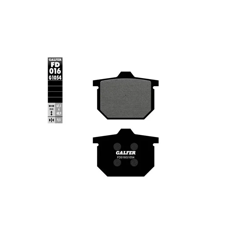 Pastillas de freno moto Galfer semi metal FD016G10