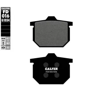 Pastillas de freno moto Galfer semi metal FD016G16